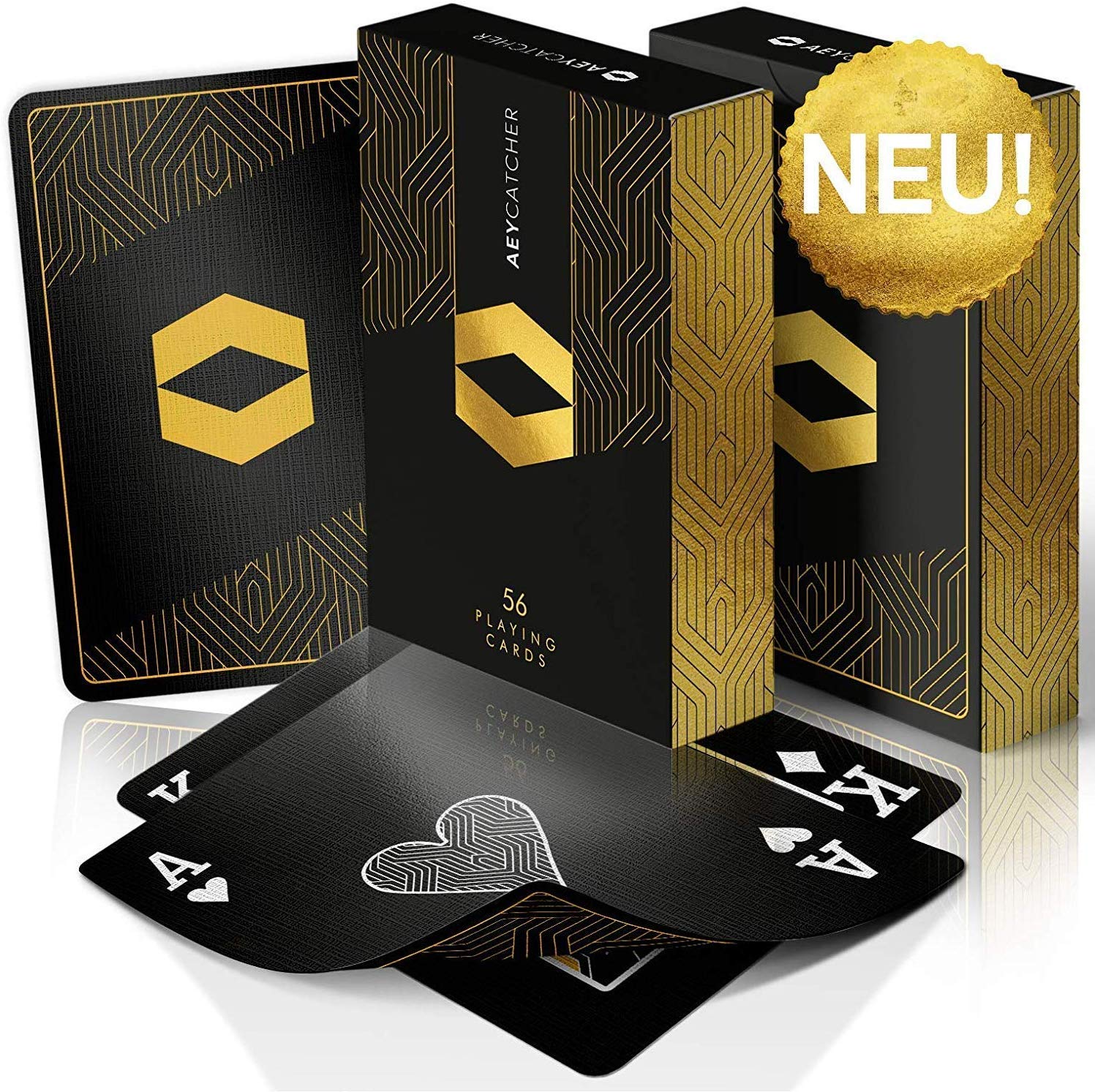 AEY Catcher® Spielkarten Poker (Luxe Edition)