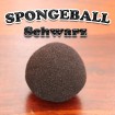 Schwammball schwarz ca. 4,5cm - Spongeball black
