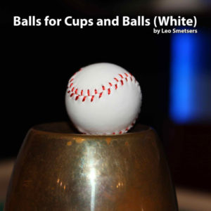 Leather Balls for Cups and Balls (White)