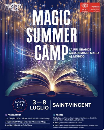 Magic Sommer Camp, Saint-Vincent - Bildnachweis: Masters of Magic