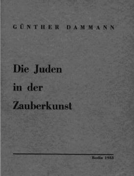 Juden in der Zauberkunst von Günther Dammann - Bild (C) Chris Wasshuber lybrary.com