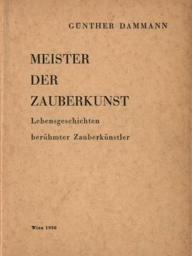 Buchcover zu Meister der Zauberkunst von Günter Dammann - Bildnachweis lybrary.com