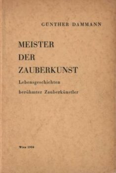 Buchcover zu Meister der Zauberkunst von Günter Dammann - Bildnachweis lybrary.com
