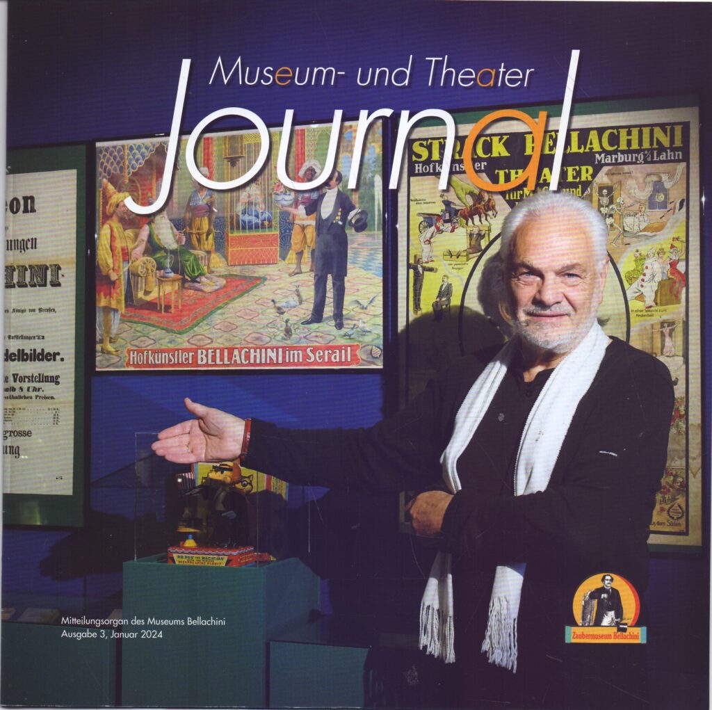 Museum- und Theater Journal, Informationsbroschüre der Museums Bellachini. Bild: Magische Welt